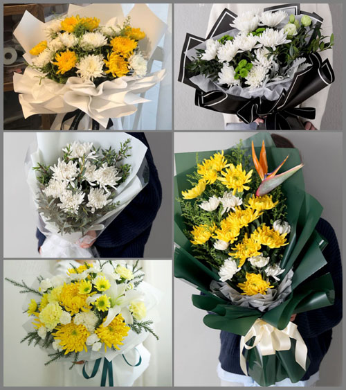 山东莱芜莱城区茶业口镇史家崖村白事花束代送